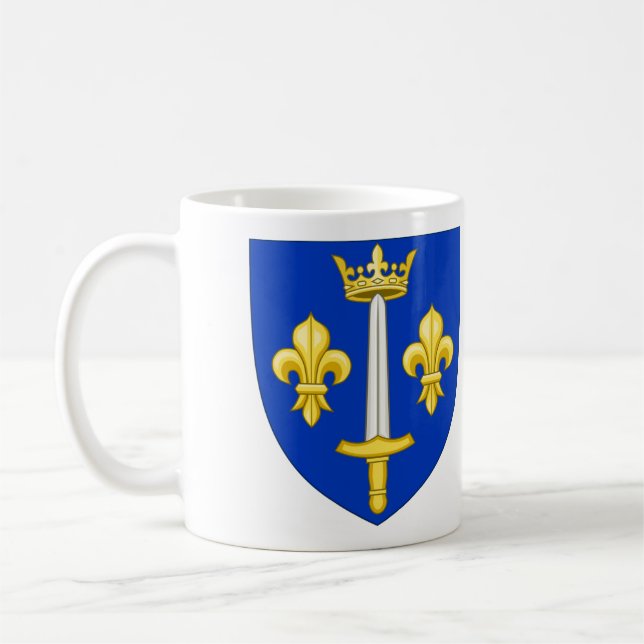 Taza De Café Escudo De Armas De Domrémy La Pucelle (Izquierda)