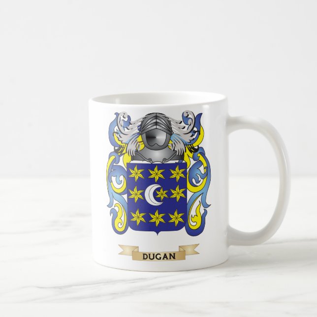 Taza De Café Escudo de armas de Dugan (Derecha)