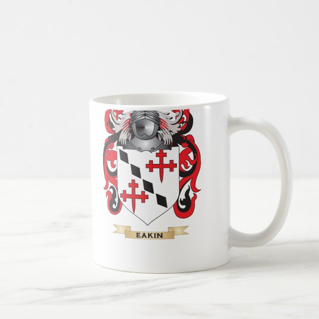 Taza De Café Escudo de armas de Eakin (Derecha)