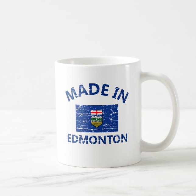 Taza De Café Escudo de armas de Edmonton (Derecha)