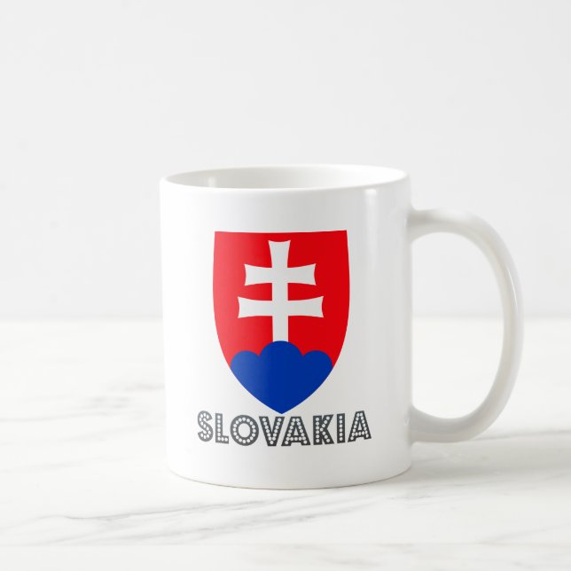 Taza De Café Escudo de armas de Eslovaquia (Derecha)