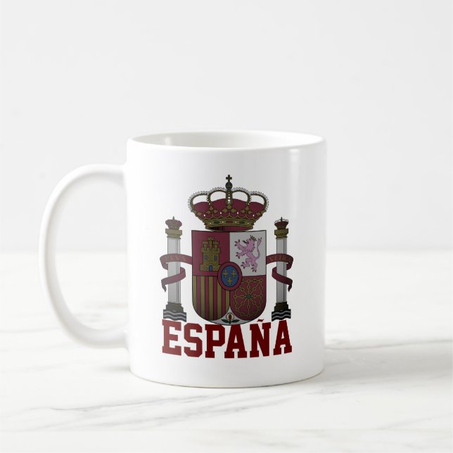 Taza De Café Escudo de armas de ESPAÑA (Izquierda)