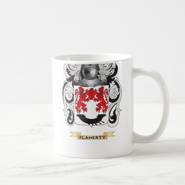 Taza De Café Escudo de armas de Flaherty (Derecha)