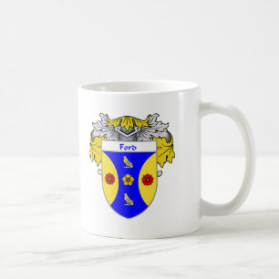 Taza De Café Escudo de armas de Ford (cubierto)