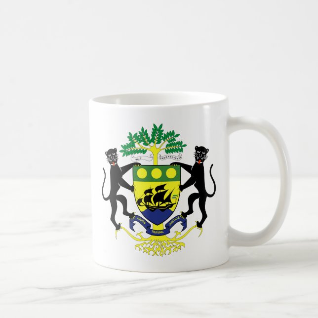 Taza De Café Escudo de armas de Gabón (Derecha)
