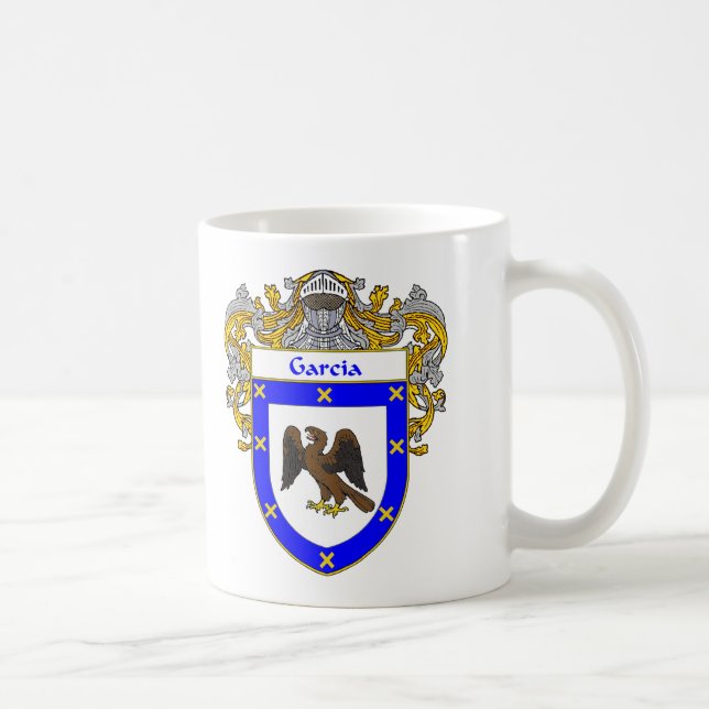 Taza De Café Escudo de armas de García (cubierto) (Derecha)