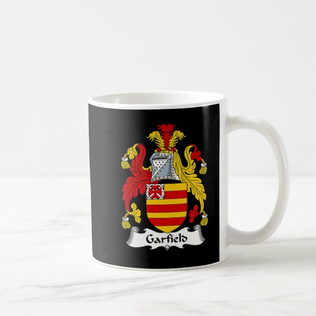 Taza De Café Escudo de armas de Garfield - reposo familiar (Derecha)