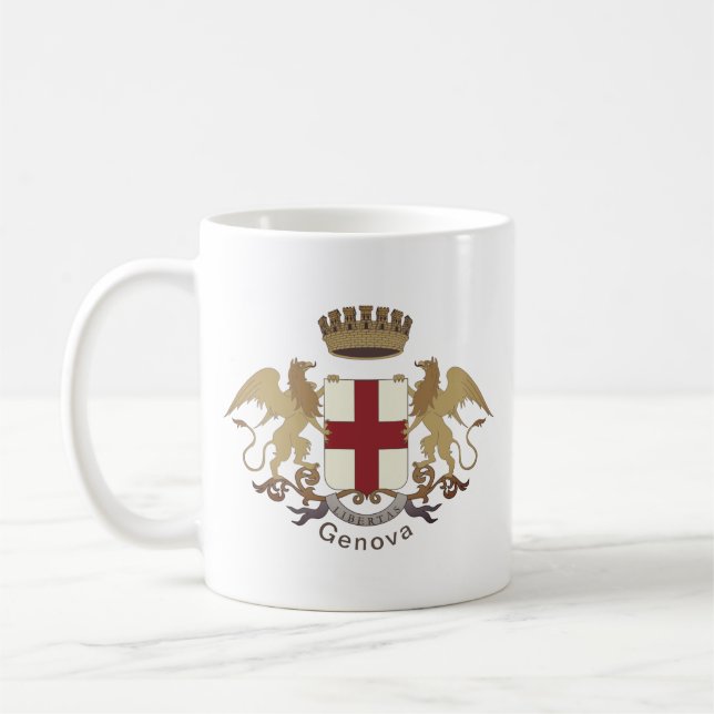 Taza De Café Escudo de armas de Génova (Izquierda)