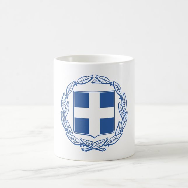 Taza De Café Escudo de armas de Grecia (Centro)