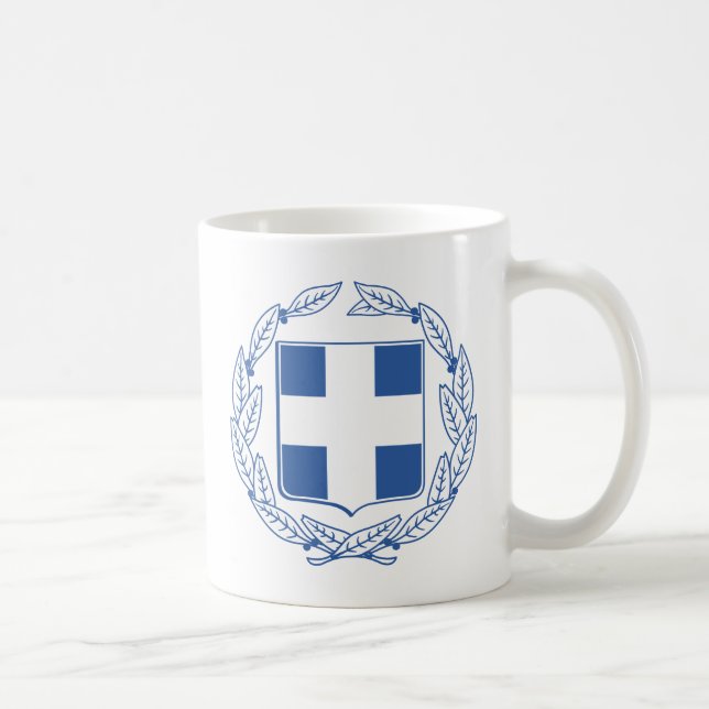 Taza De Café Escudo de armas de Grecia (Derecha)