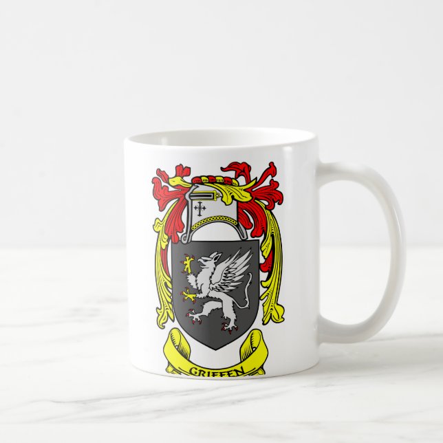 Taza De Café Escudo de armas de GRIFFEN (Derecha)