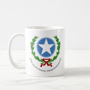 Taza De Café Escudo de armas de Guayaquil, Ecuador Café Mug