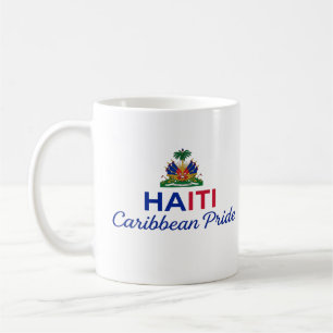 Taza De Café Escudo de armas de Haití   Orgullo cotidiano