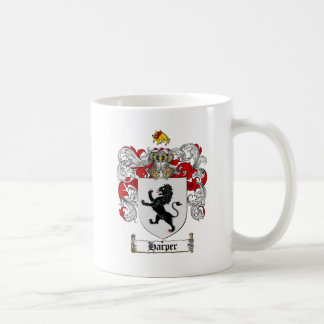 Taza De Café ESCUDO DE ARMAS de HARPER - escudo de la familia