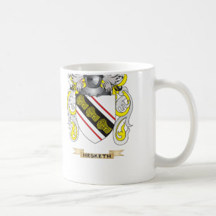 Taza De Café Escudo de armas de Hesketh (escudo de la familia)
