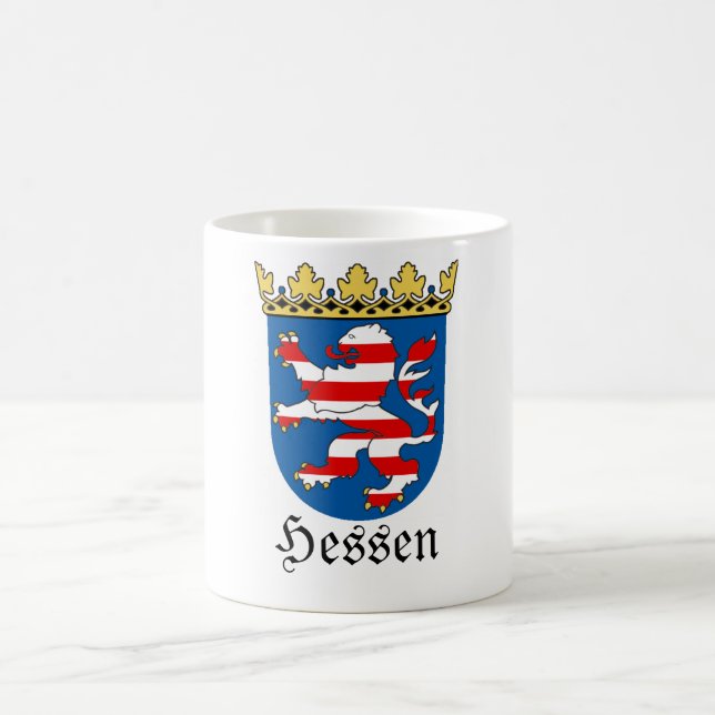 Taza De Café Escudo de armas de Hesse Wappen (Centro)