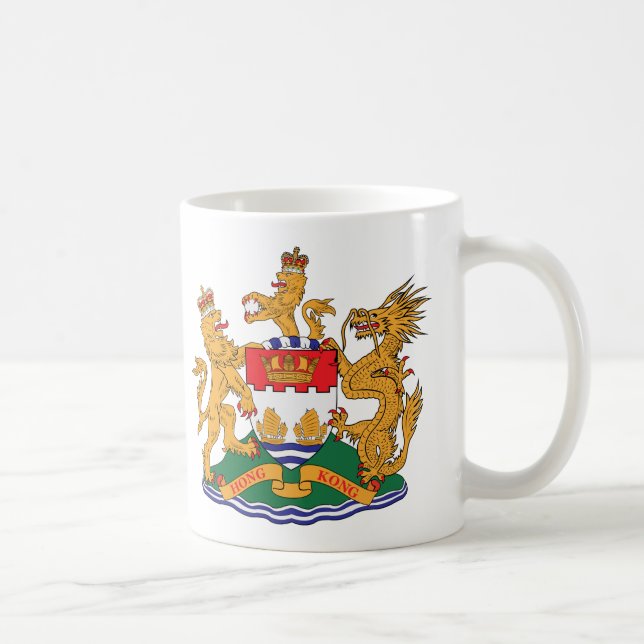Taza De Café Escudo de armas de Hong Kong (1959) (Derecha)