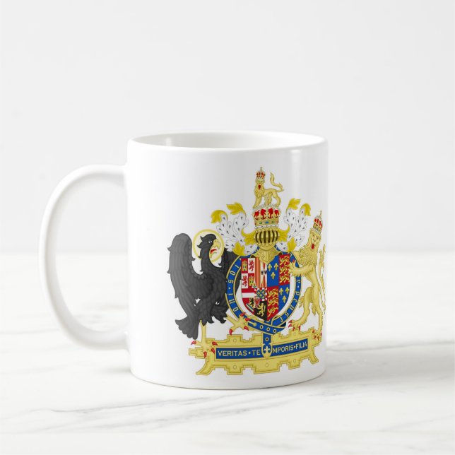 Taza De Café Escudo De Armas De Inglaterra (Izquierda)