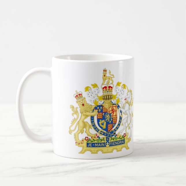Taza De Café Escudo De Armas De Inglaterra (Izquierda)