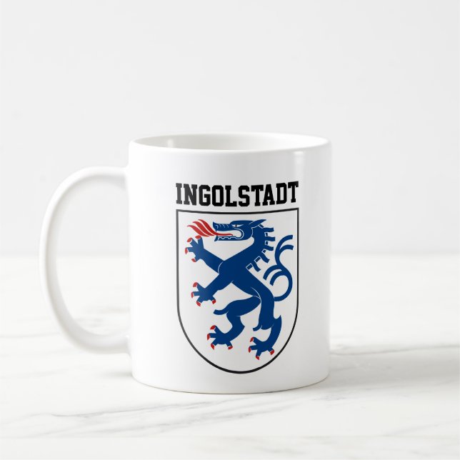 Taza De Café Escudo de armas de Ingolstadt, Baviera - ALEMANIA (Izquierda)