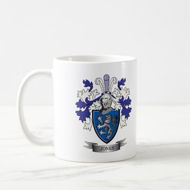 Taza De Café Escudo de armas de Jones (Izquierda)