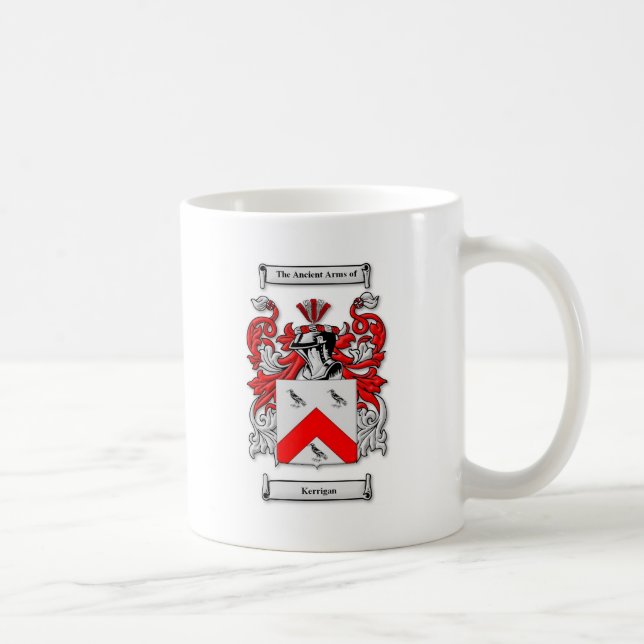 Taza De Café Escudo de armas de Kerrigan (Derecha)