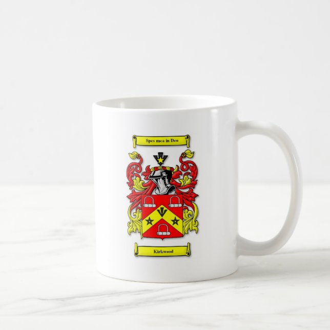 Taza De Café Escudo de armas de Kirkwood (Derecha)