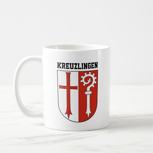 Taza De Café Escudo de armas de Kreuzlingen (Suiza) (Izquierda)