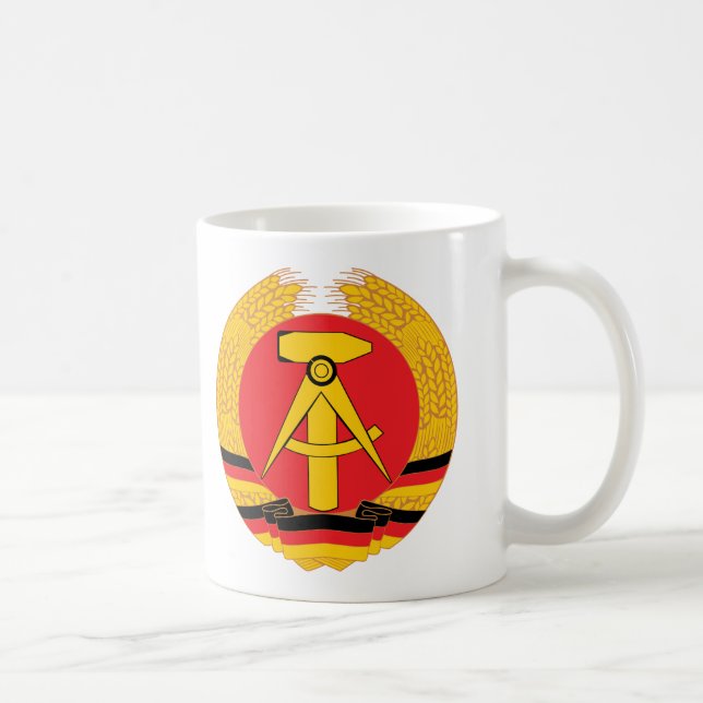 Taza De Café Escudo de armas de la Alemania Oriental (Derecha)
