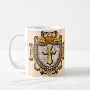 Taza De Café Escudo de Armas de la Familia Aurum Apellido