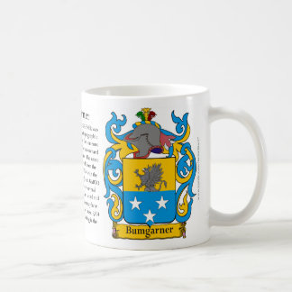 Taza De Café Escudo de armas de la familia de Bumgarner