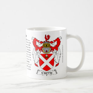 Taza De Café Escudo de armas de la familia de Currie