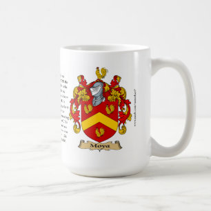 Taza De Café Escudo de armas de la familia de Moya
