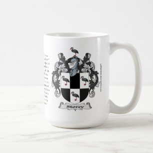 Taza De Café Escudo de armas de la familia del piso
