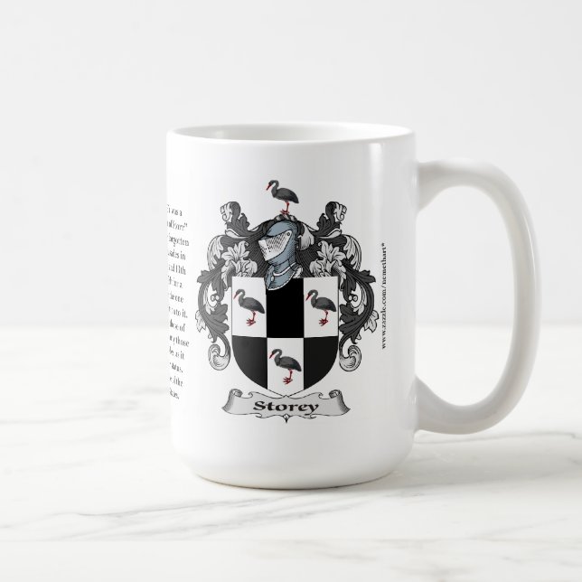 Taza De Café Escudo de armas de la familia del piso (Derecha)