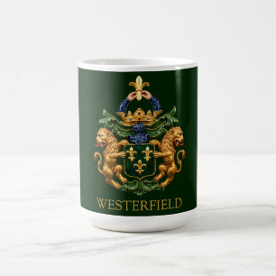Taza De Café Escudo de Armas de la Familia Holandesa Westerfiel