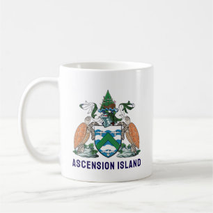 Taza De Café Escudo de armas de la Isla de Ascensión