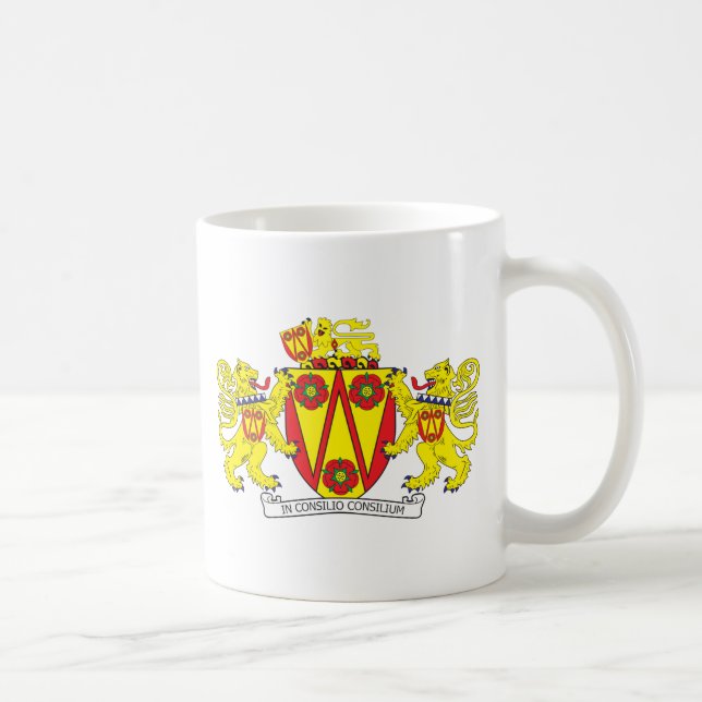 Taza De Café Escudo de armas de Lancashire (Derecha)