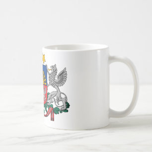 Taza De Café Escudo de armas de Letonia
