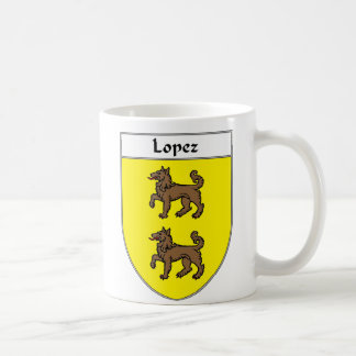 Taza De Café Escudo de armas de López/escudo de la familia
