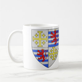 Taza De Café Escudo De Armas De Lusignan De Chipre Y Jerusalén