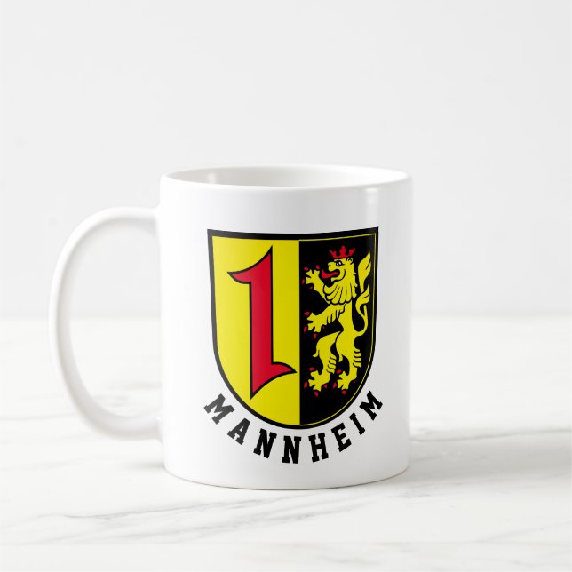 Taza De Café Escudo de armas de Mannheim (Izquierda)