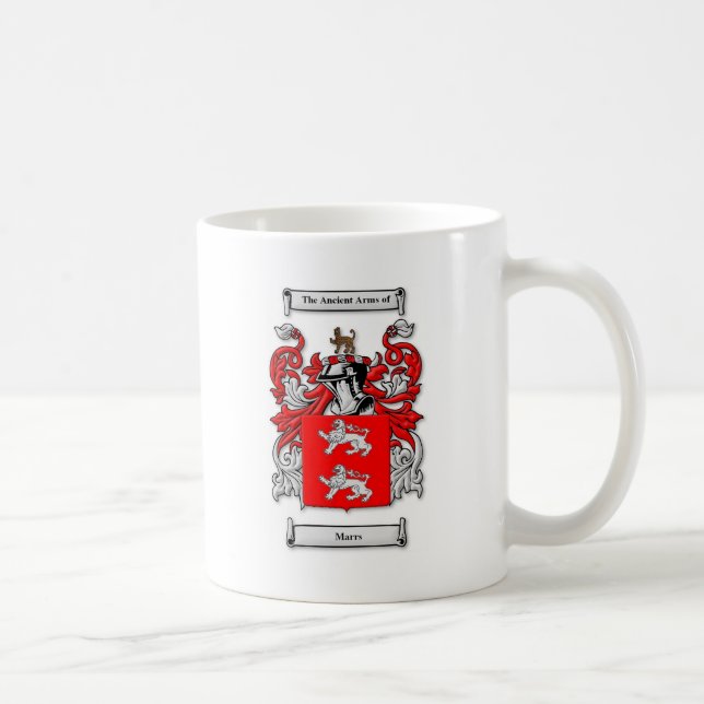 Taza De Café Escudo de armas de Marrs (Derecha)