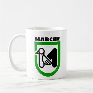 Taza De Café Escudo de armas de marzo (Italia)