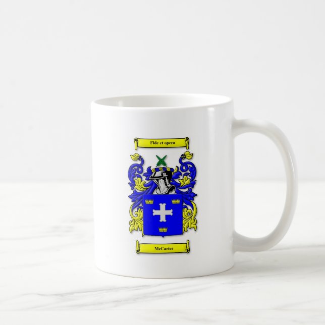 Taza De Café Escudo de armas de McCarter (Derecha)