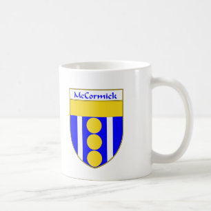 Taza De Café Escudo de armas de McCormick/escudo de la familia
