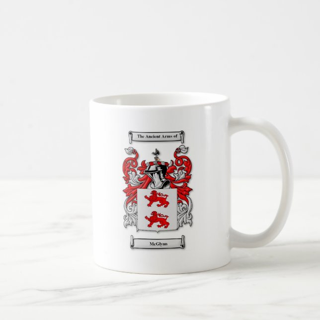 Taza De Café Escudo de armas de McGlynn (Derecha)