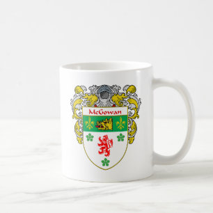 Taza De Café Escudo de armas de McGowan (cubierto)