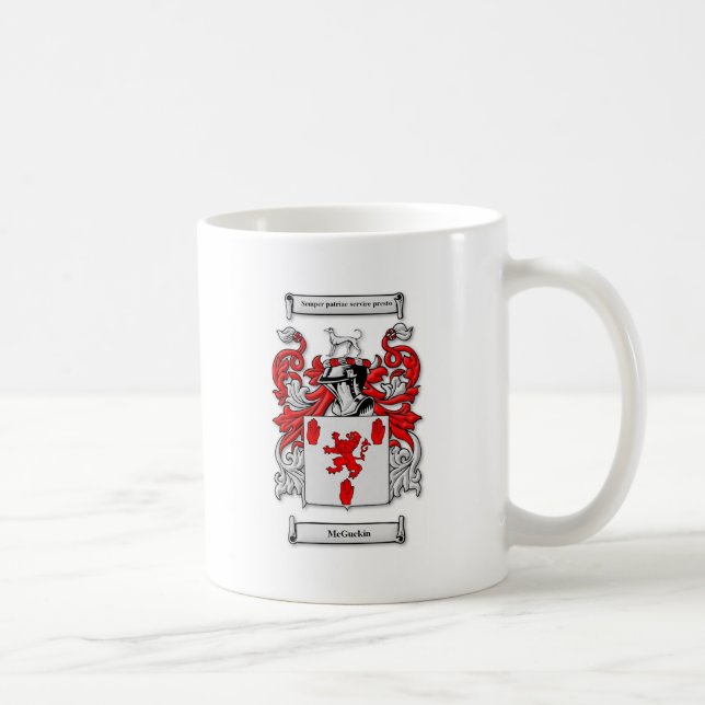 Taza De Café Escudo de armas de McGuckin (Derecha)