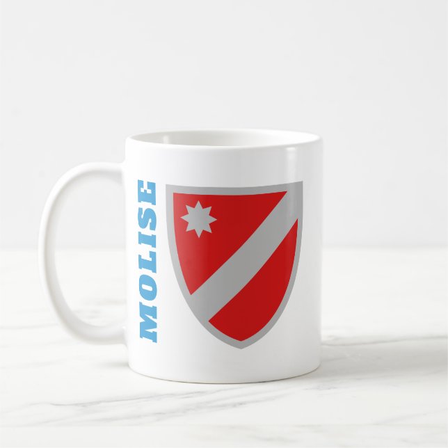 Taza De Café Escudo de armas de Molise, Italia (Izquierda)